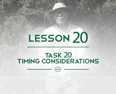 chapter 3 Lesson 20 Fly Fishing CI Task 20 Timing Considerations