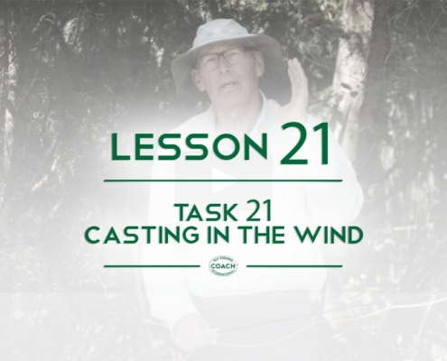 chapter 3 Lesson 21 Fly Fishing CI Task 21 Casting in the Wind