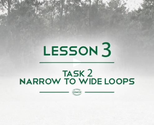 chapter 3 Lesson 3 Fly Fishing CI Task 2 Narrow to Wide Loops