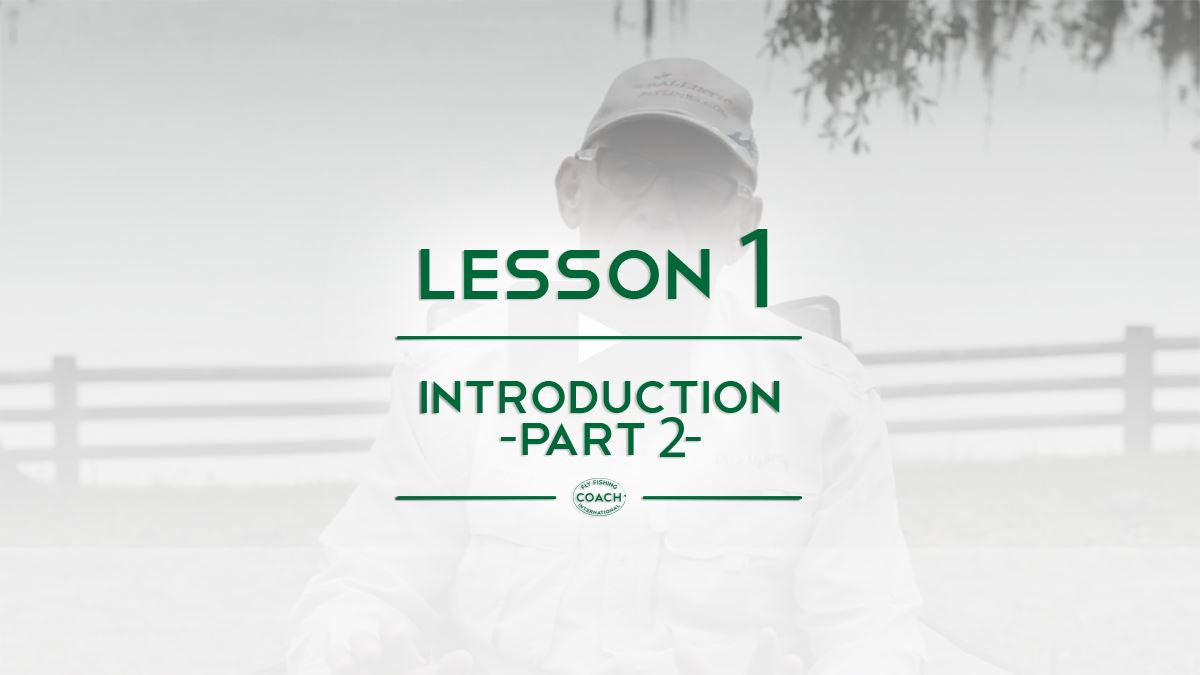 chapter 3 Lesson 1 Fly Fishing Casting Instructor Certification Introduction-Part2